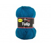 Vlna Tulip - petrolejově modrá