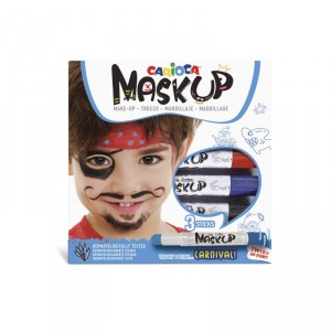 Barvy na obličej Carioca Mask Up, téma karneval