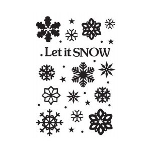 Embosovací šablona - Let It Snow