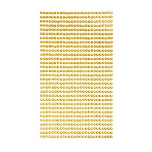 Samolepicí kamínky 3 mm, 806 ks, žluté