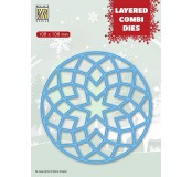 Výsekový nůž Layered Combi - Christmas star layer A
