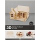 Dřevěná skládačka 3D, dům