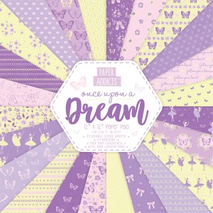 Sada 24 scrapbookových papírů - Once Upon A Dream
