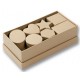 Kartonová krabička přírodní - čtverec