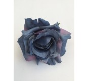 Dekorace - květ růže, modrofialová