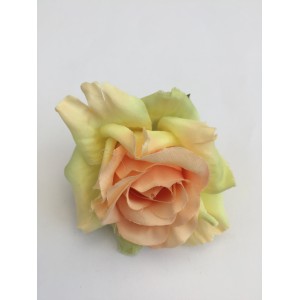 Dekorace - květ růže, růžovozelená