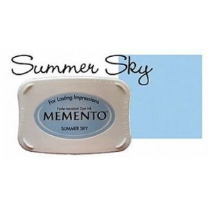 Razítkovací polštářek Memento - Summer Sky