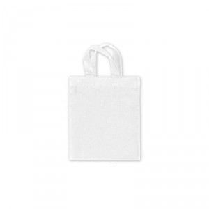 Bavlněná plátěná taška, 22 x 26 cm, bílá