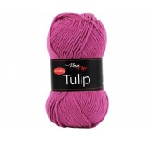 Vlna Tulip - růžovo fialová
