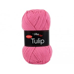 Vlna Tulip - růžová teplá