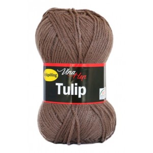 Vlna Tulip - hnědá