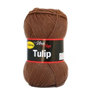 Vlna Tulip - čokoládová
