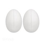 Sada vejce polystyrenové dvoudílné, 2ks - 16 cm