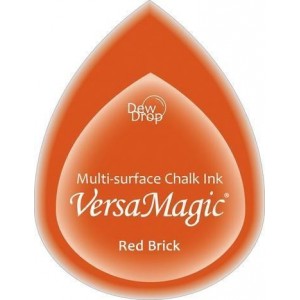 Razítkovací polštářek s křídovou barvou VersaMagic - Red Brick