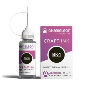 Chameleon inkoustová náplň, 20ml - Deep Black, BK4