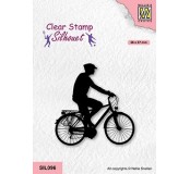 Gelové razítko - jízda na kole
