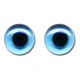 Skleněné oči, modré 8 mm