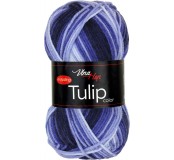 Vlna Tulip color - modro-fialová