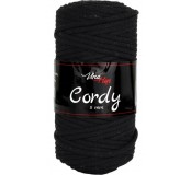 Příze Cordy 5 mm - černá