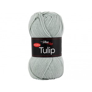 Vlna Tulip - studená šedá