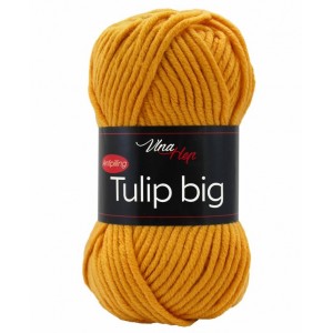 Vlna Tulip big - hořčicová
