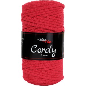 Příze Cordy 5 mm - červená