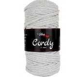 Příze Cordy 5 mm - šedá