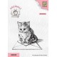 Gelové razítko - kotě na obálce