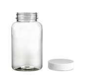 Plastová lahvička s bílým víčkem 150 ml