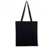 Bavlněná plátěná taška, 38x42 cm, černá