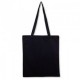 Bavlněná plátěná taška, 38x42 cm, černá