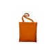 Bavlněná plátěná taška, 38x42 cm, oranžová