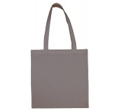 Bavlněná plátěná taška, 38x42 cm, tmavě šedá