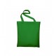 Bavlněná plátěná taška dl. ucho, 38x42 cm, zelená