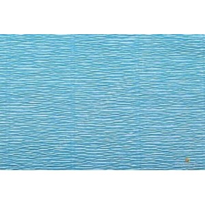 Papír krepový 50cm x 2,5m - blankytně modrý