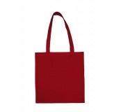 Bavlněná plátěná taška dl. ucho, 38x42 cm, červená
