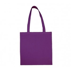 Bavlněná plátěná taška, 38x42 cm, fialová