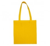 Bavlněná plátěná taška dl. ucho, 38x42 cm, žlutá