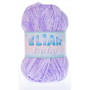 Příze Elian Baby - fialový melír