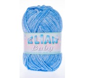 Příze Elian Baby - modrý melír
