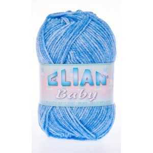 Příze Elian Baby - modrý melír