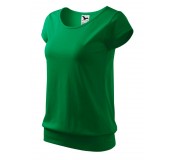 Tričko City dámské, středně zelené, XL