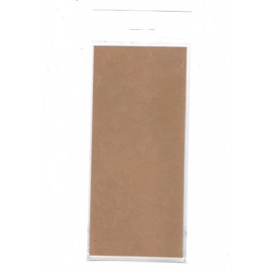 Samolepicí flok, 10 x 22,5 cm, karamelový