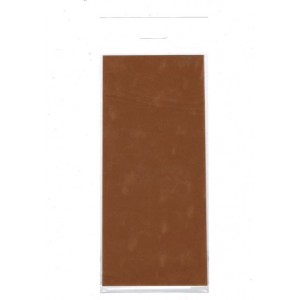 Samolepicí flok, 10 x 22,5 cm, světle hnědý